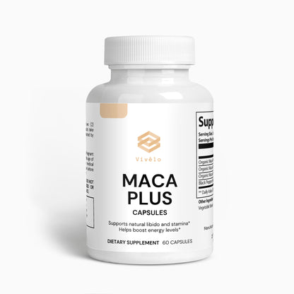 Vivélo Maca Plus – Superior Maca Supplement for Energy, Vitality & Hormonal Balance