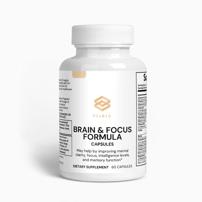 Vivélo Brain & Focus Formula – Elevate Your Cognitive Performance Naturally