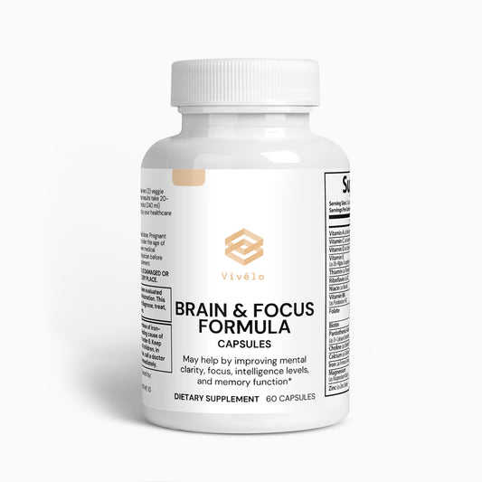 Vivélo Brain & Focus Formula – Elevate Your Cognitive Performance Naturally