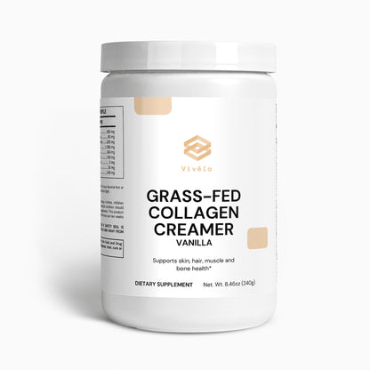 Vivélo Grass-Fed Collagen Creamer (Vanilla) – Boost Your Morning Beverage with Essential Collagen