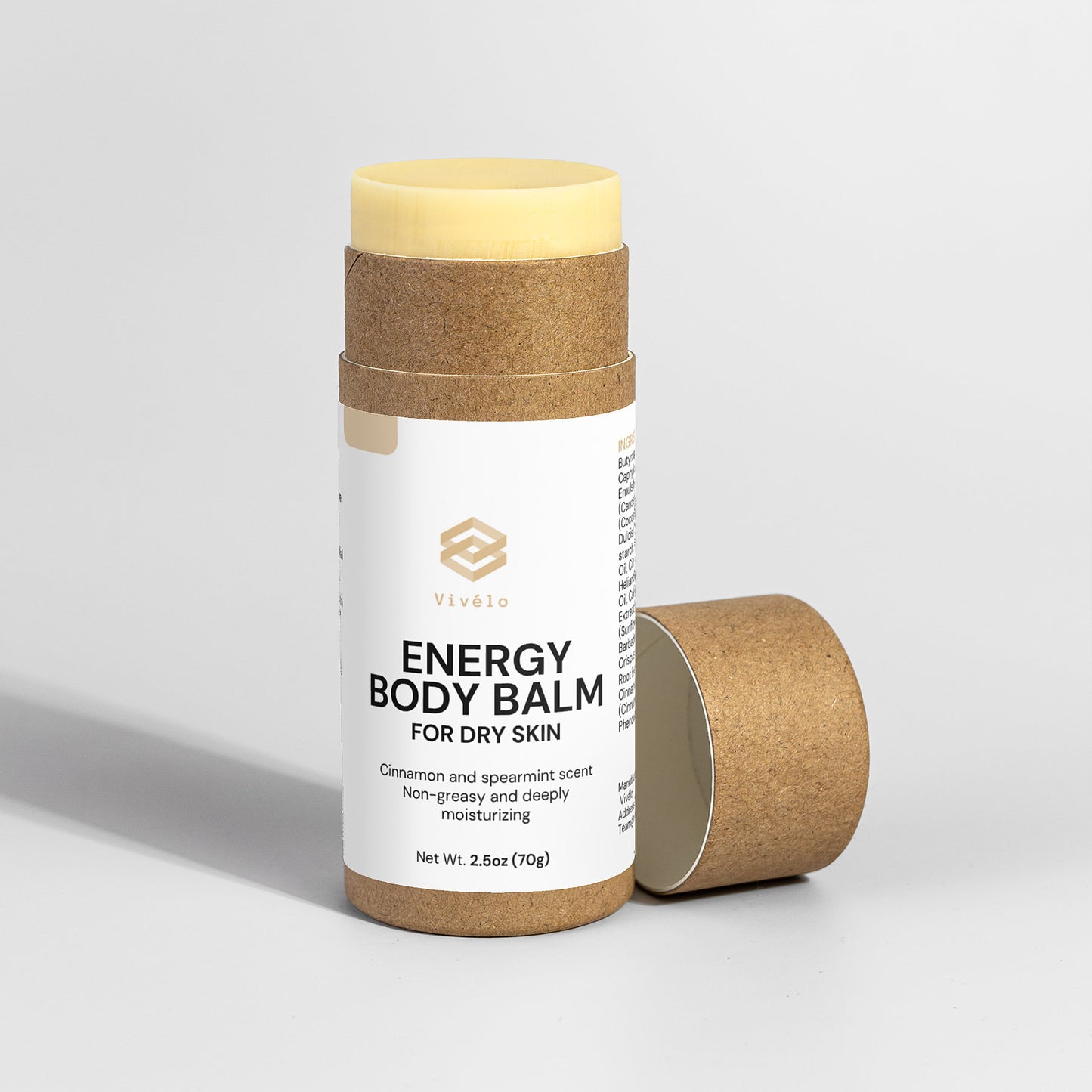 Vivélo Energy Body Balm – Deep Moisture, Natural Vitality, and Eco-Friendly Care