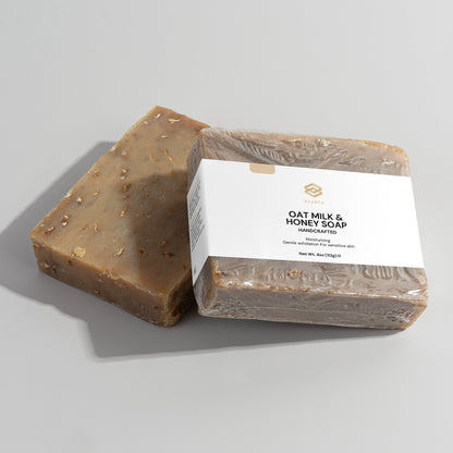 Vivélo Oat Milk Honey Soap – Handmade Natural Skincare for Nourished, Exfoliated Skin