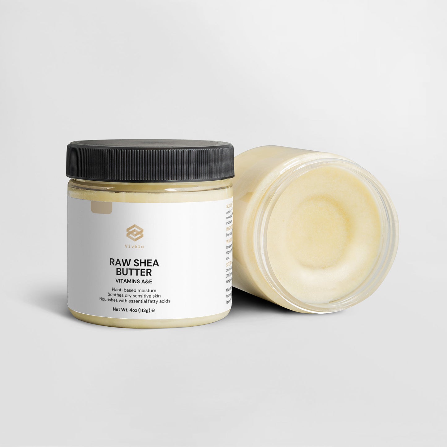 Vivélo Raw Shea Butter – Pure, Organic Moisture for Silky, Soft Skin