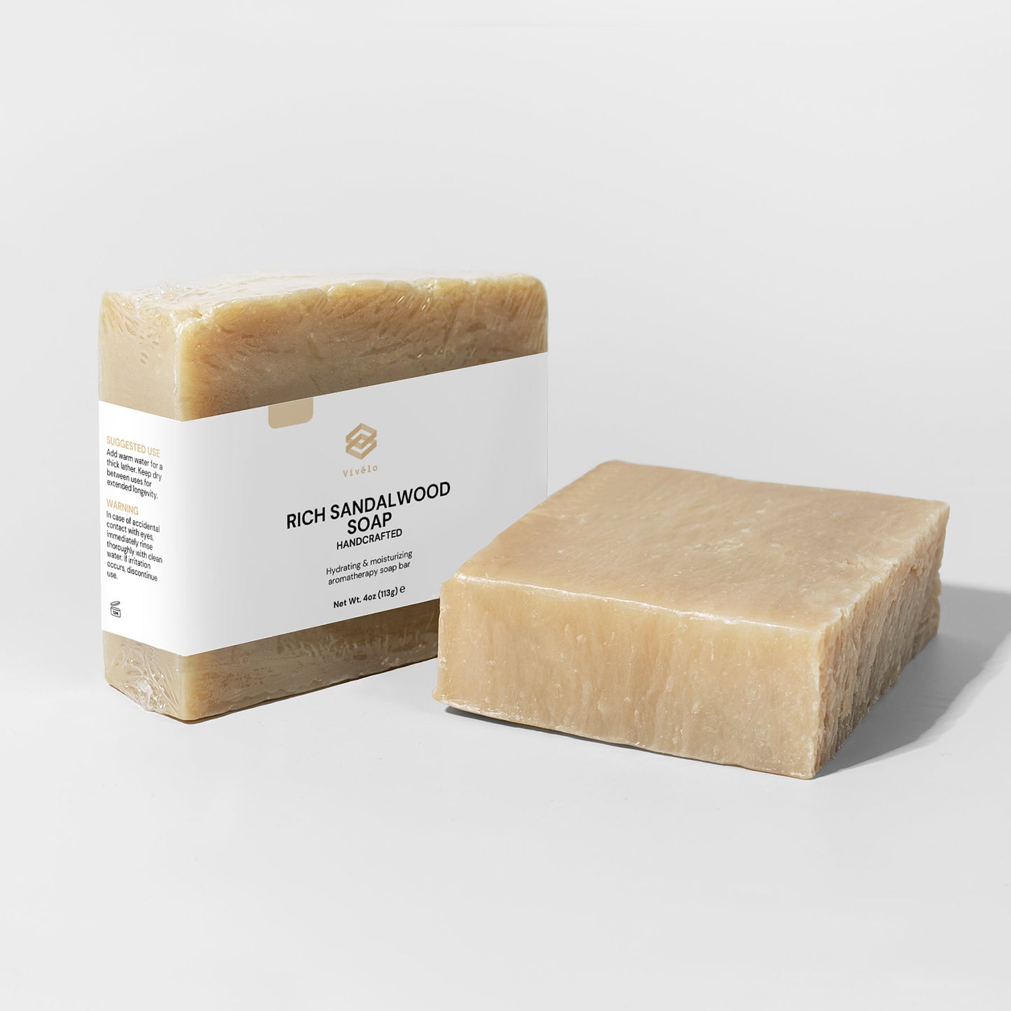 Vivélo Rich Sandalwood Soap – Indulge in the Timeless Elegance of Deep, Woody Nourishment