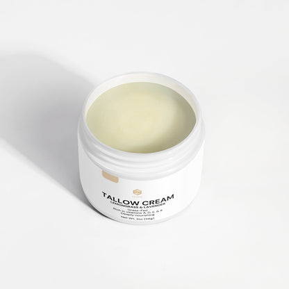 Vivélo Tallow Cream Lemongrass & Lavender – Luxurious, Nourishing Skincare from Grass-Fed Beef Tallow