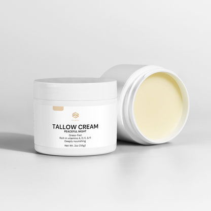 Vivélo Tallow Cream Peaceful Night – Nighttime Nourishment for Restorative, Radiant Skin