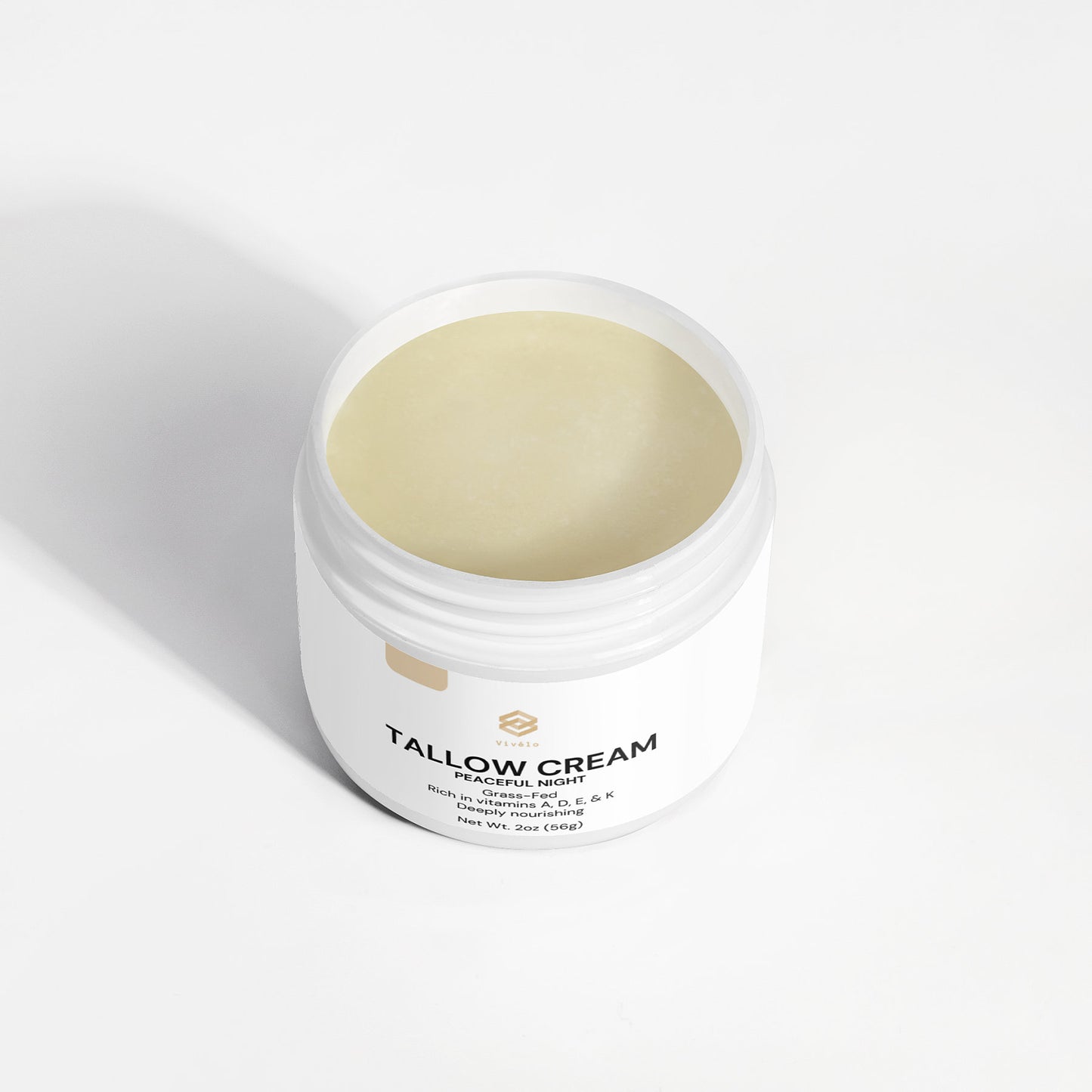 Vivélo Tallow Cream Peaceful Night – Nighttime Nourishment for Restorative, Radiant Skin