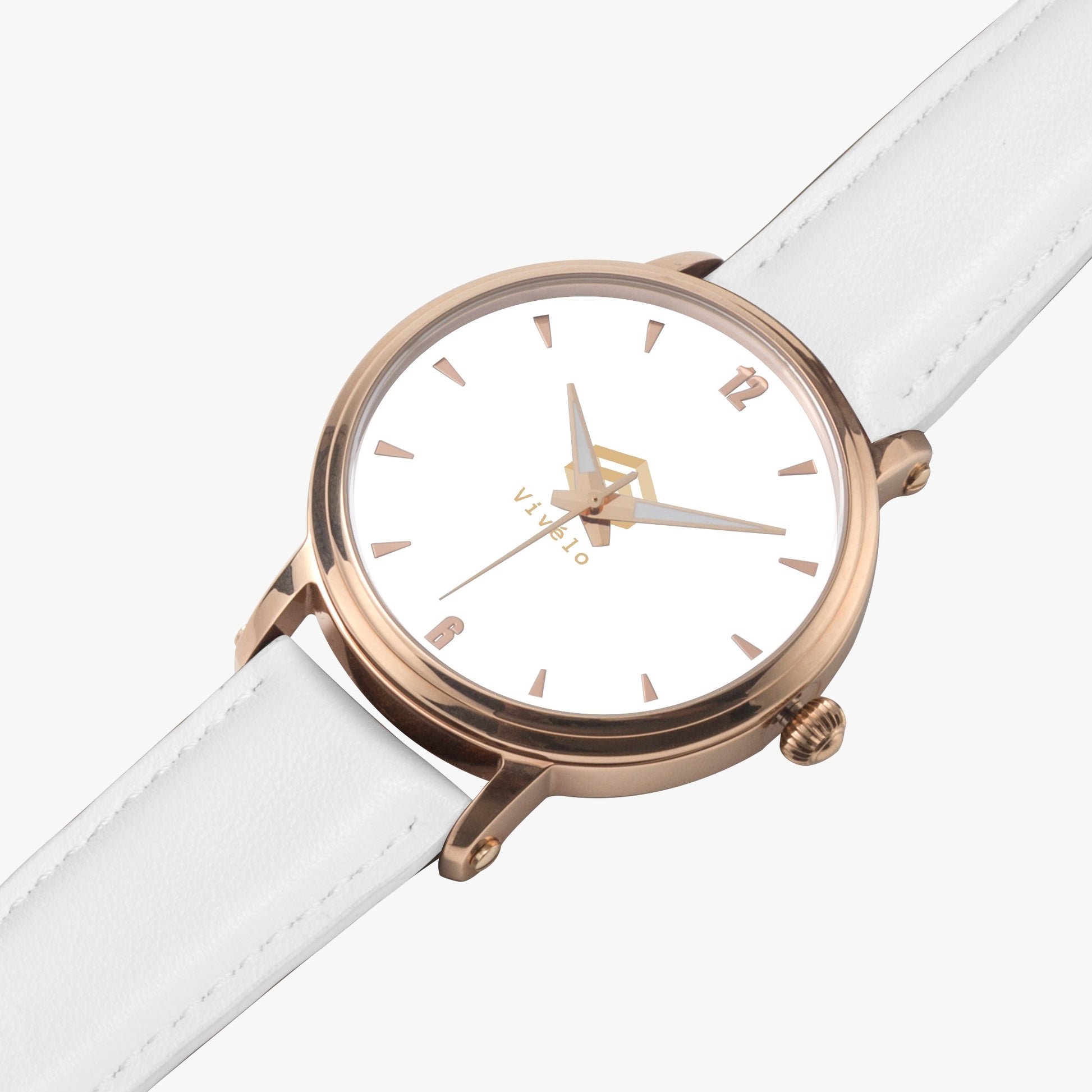 Rose Gold Stainless Steel Automatic Watch with Leather Strap
Unisex Mechanical Watch - No Battery, Sustainable Design